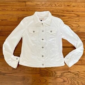 Target Universal Thread White Denim Jean Jacket Women’s Size Small